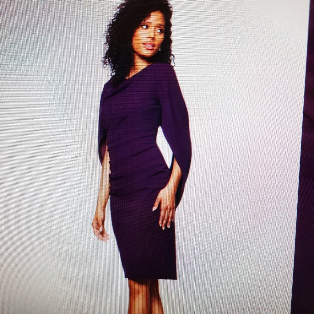 Betsy Adam dress, size 16, Plum/Mulberry - Picture 4 of 4